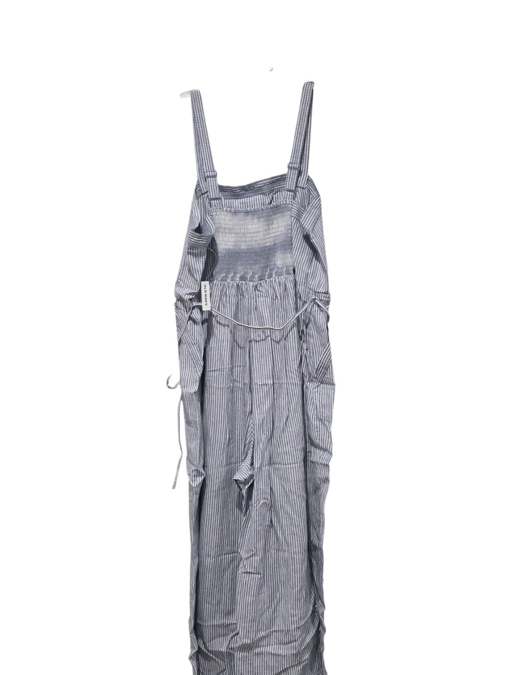 Plus Size Blue Stripe Wide-Leg Jumpsuit - 2X - Picture 3 of 3